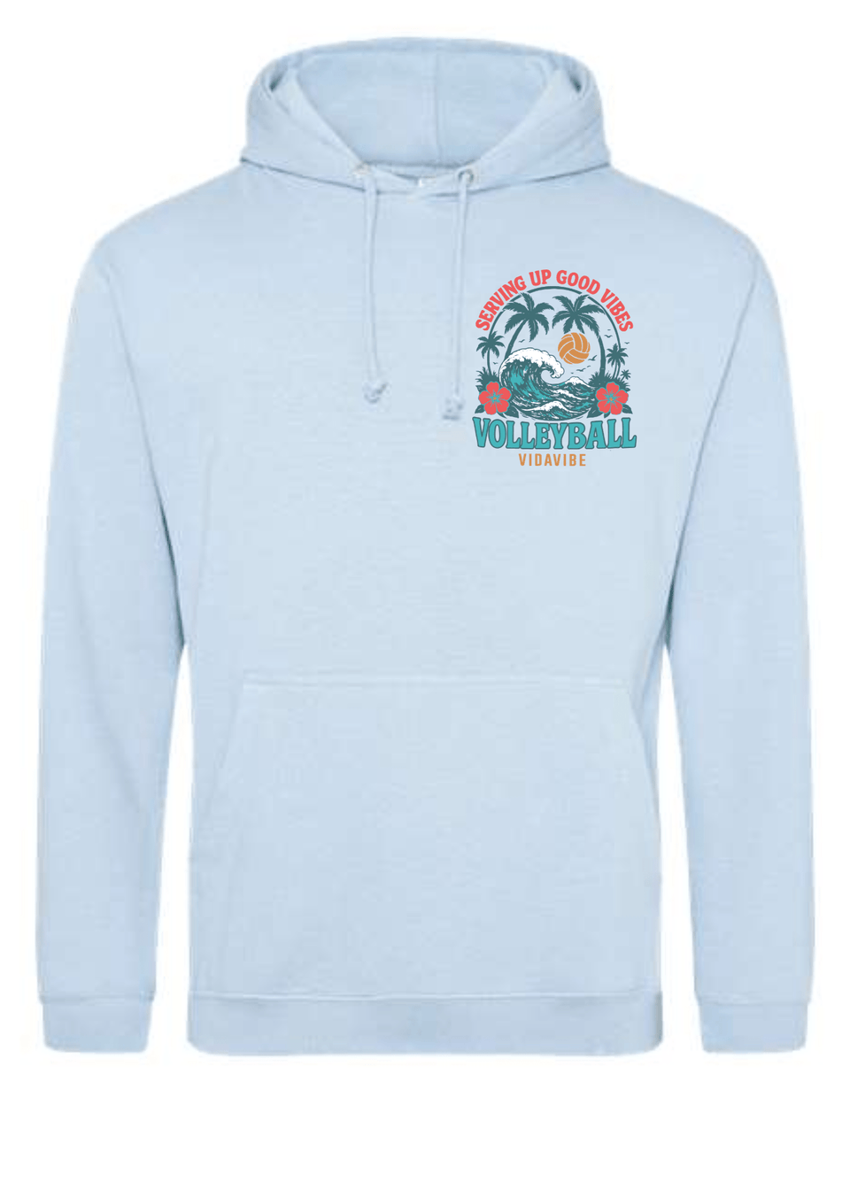 Serving Up Good Vibes Volleyball Sweatshirt